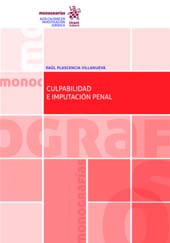 E-book, Culpabilidad e imputación penal, Plascencia Villanueva, Raúl, Tirant lo Blanch