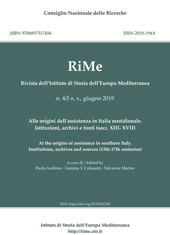 Issue, RiMe : rivista dell'lstituto di Storia dell'Europa Mediterranea : 4 nuova serie, I, 2019, ISEM - Istituto di Storia dell'Europa Mediterranea