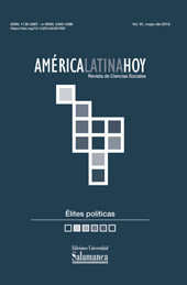 Fascicolo, América Latina Hoy : revista de ciencias sociales : 81, 1, 2019, Ediciones Universidad de Salamanca
