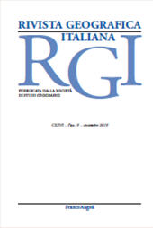 Fascículo, Rivista geografica italiana : CXXVI, 3, 2019, Franco Angeli