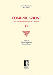 E-book, Comunicazioni dell'Istituto Papirologico G. Vitelli, 13, Firenze University Press