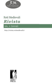 Fascicolo, Reti Medievali : Rivista : 20, 1, 2019, Firenze University Press