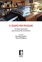 E-book, Il tempo per pensare : un bene essenziale per la comunità universitaria, Firenze University Press