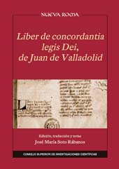 eBook, Liber de concordantia legis Dei, de Juan de Valladolid, Soto Rábanos, José María, CSIC, Consejo Superior de Investigaciones Científicas
