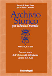 Artículo, Il decollo e l'internazionalizzazione dell'ateneo catanese : Annibale Riccò e l'osservatorio astrofisico etneo (1885-1919), Franco Angeli