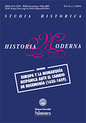 Article, Tiempos de calamidades : las haciendas de Milán, Nápoles y Sicilia frente a la crisis (1630-1660), Ediciones Universidad de Salamanca
