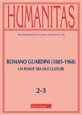 Article, Il bene, l'uomo, la parola : elementi per una rilettura dell'etica di Romano Guardini, Morcelliana