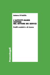 E-book, L'activity-based costing nel settore dei servizi : profili evolutivi e di ricerca, D'Achille, Antares, Franco Angeli