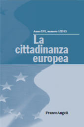 Heft, La cittadinanza europea : XVI, 1, 2019, Franco Angeli