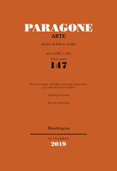 Issue, Paragone : rivista mensile di arte figurativa e letteratura. Arte : LXX, 147, 2019, Mandragora