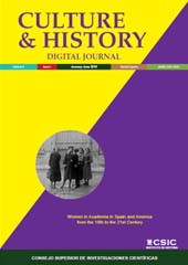 Fascicolo, Culture & History : Digital Journal : 8, 1, 2019, CSIC, Consejo Superior de Investigaciones Científicas