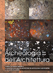 Article, Il sito di San Calocero di Albenga (SV). Approcci integrati di Archeologia dell'Architettura : dalle indagini minero-petrografiche alla datazione radiocarbonica dei grumi di calce, All'insegna del giglio
