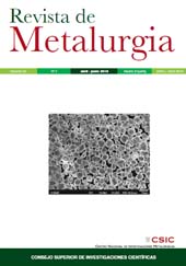 Issue, Revista de metalurgia : 55, 2, 2019, CSIC, Consejo Superior de Investigaciones Científicas