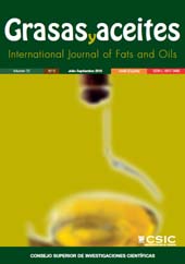 Fascicule, Grasas y aceites : 70, 3, 2019, CSIC, Consejo Superior de Investigaciones Científicas