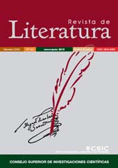 Fascicolo, Revista de literatura : LXXXI, 161, 1, 2019, CSIC, Consejo Superior de Investigaciones Científicas