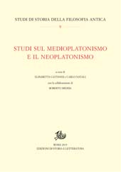eBook, Studi sul medioplatonismo e il neoplatonismo, Edizioni di storia e letteratura