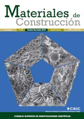 Issue, Materiales de construcción : 69, 336, 4, 2019, CSIC, Consejo Superior de Investigaciones Científicas