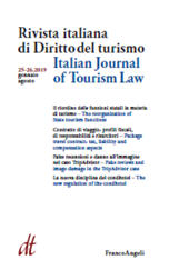 Article, Le disposizioni di esplicito rilievo tributario della direttiva (UE) n. 2015/2302 relativa ai pacchetti turistici, Franco Angeli