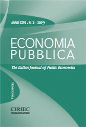 Fascicolo, Economia pubblica : XLVI, 2, 2019, Franco Angeli