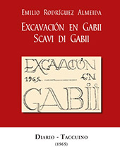 E-book, Excavación en Gabii = Scavi di Gabii : diario-taccuino (1965), CSIC, Consejo Superior de Investigaciones Científicas