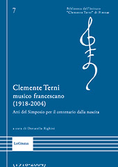 eBook, Clemente Terni musico francescano (1918-2004) : atti del simposio per il centenario della nascita, LoGisma