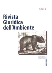 Issue, Rivista giuridica dell'ambiente : 2, 2019, Editoriale Scientifica
