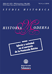 Articolo, Las colegiatas españolas y sus cabildos : un pasadoy una historia sin hacer, Ediciones Universidad de Salamanca