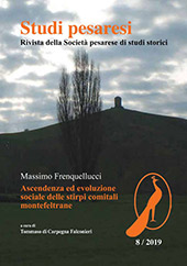 Issue, Studi pesaresi : rivista della Società pesarese di studi storici : 8, 2019, Il lavoro editoriale