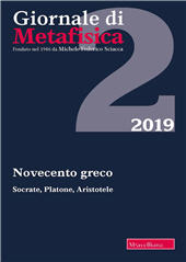 Fascicule, Giornale di metafisica : XLI, 2, 2019, Morcelliana