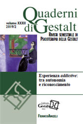 Artikel, Neuroscienze dell'addiction e clinica gestaltica : integrazioni funzionali, Franco Angeli