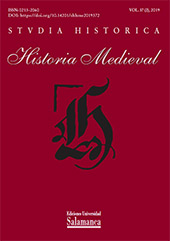 Heft, Studia historica : historia medieval : 37, 2, 2019, Ediciones Universidad de Salamanca