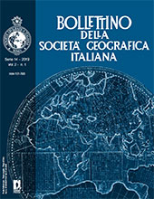 Fascículo, Bollettino della Società Geografica Italiana : 2, 1, 2019, Firenze University Press
