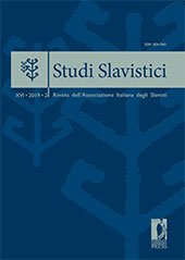 Fascículo, Studi slavistici : rivista dell'associazione italiana degli Slavisti : XVI, 2, 2019, Firenze University Press