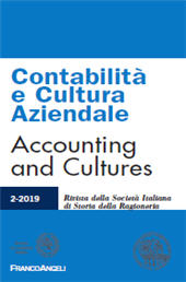 Issue, Contabilità e cultura aziendale : rivista della Società Italiana di Storia della Ragioneria : XIX, 2, 2019, Franco Angeli