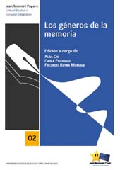 eBook, Los géneros de la memoria, Universidad de Santiago de Compostela