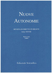 Issue, Nuove autonomie : XXVIII, 3, 2019, Editoriale Scientifica