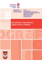 E-book, Reflexiones y argumentos sobre política criminal, Tirant lo Blanch