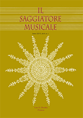 Issue, Il saggiatore musicale : rivista semestrale di musicologia : XXVI, 1, 2019, L.S. Olschki