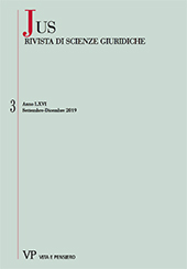 Article, La Chiesa, il diritto e la giustizia, Vita e Pensiero