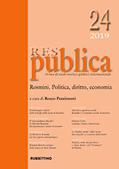 Issue, Res Publica : rivista di studi storico politici internazionali : 24, 2, 2019, Rubbettino