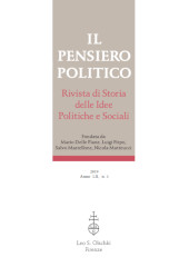 Issue, Il pensiero politico : rivista di storia delle idee politiche e sociali : LII, 3, 2019, L.S. Olschki
