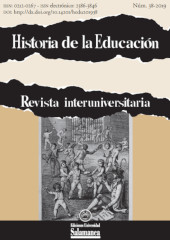 Fascicolo, Historia de la educación : revista interuniversitaria : 38, 2019, Ediciones Universidad de Salamanca