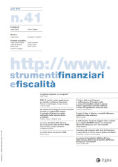 Fascículo, Strumenti finanziari e fiscalità : 41, 2, 2019, Egea