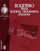 Heft, Bollettino della Società Geografica Italiana : 2, Special Issue, 2019, Firenze University Press