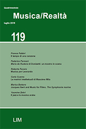 Fascicule, Musica/Realtà : 119, 2, 2019, Libreria musicale italiana