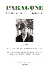 Heft, Paragone : rivista mensile di arte figurativa e letteratura. Letteratura : LXX, 144/145/146, 2019, Mandragora
