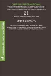 Article, Le premier livre de Merleau-Ponty, un roman, Mimesis