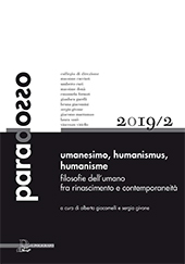 Artículo, Introduzione : umanesimo, umanismus, humanisme : filosofie dell'umano fra Rinascimento e contemporaneità, Il poligrafo