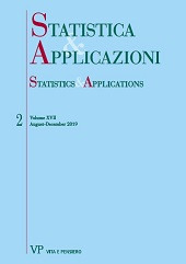 Heft, Statistica & Applicazioni : XVII, 2, 2019, Vita e Pensiero