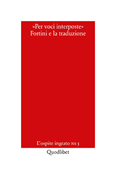 Artikel, Andando a capo con Proust : Fortini traduttore della Fuggitiva, Quodlibet